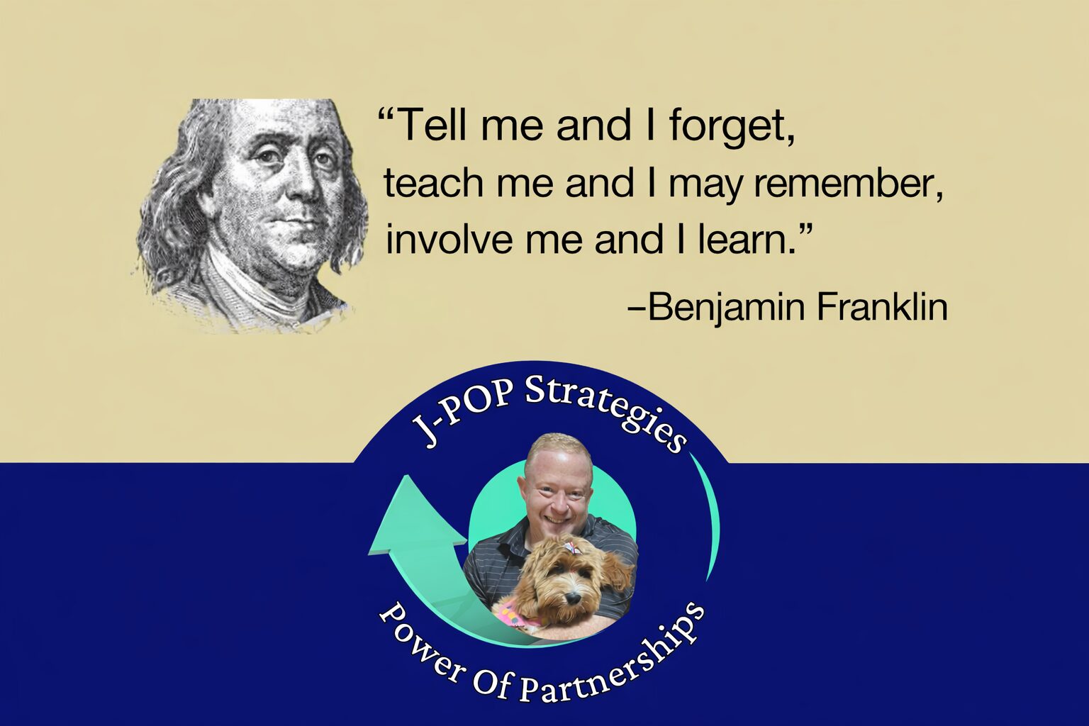 Franklin qoute with image changes
